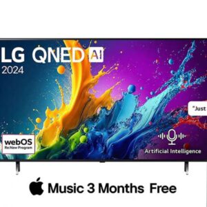 55QNED80T6B | 55 Inch| QNED80T Series | WebOS24 | Smart AI ThinQ | Magic Remote | HDR10 | HLG| AI Sound Pro - Image 1